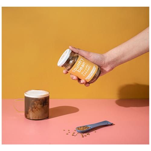 Country Bean Tasty Caramel Bold Instant Coffee - 100percent Arabica, 50 g Bottle-6.webp